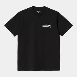 koszulka Carhartt WIP S/S University Script T-Shirt (Black/White)