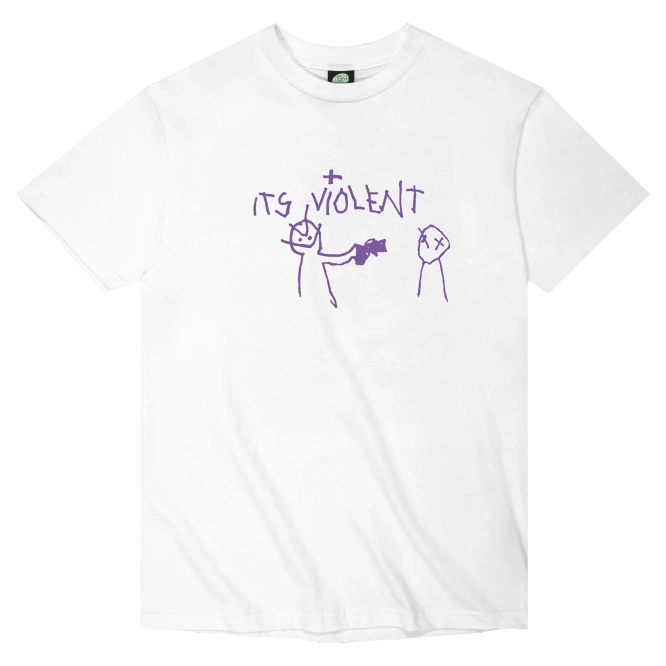 VIOLET "It's Violent" T-Shirt (White)