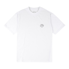 Magenta Le Baiser tee white