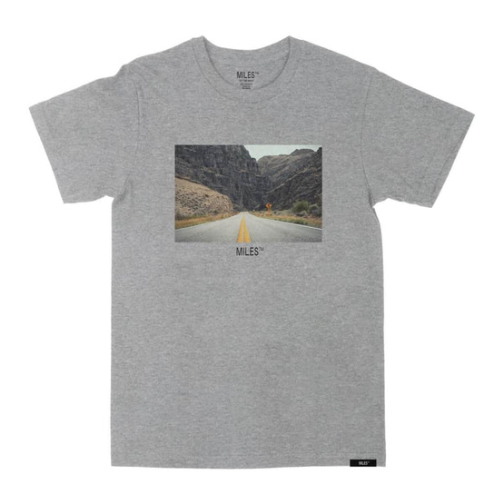 Miles Griptape - HIT THE ROAD TEE heather grey