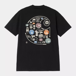 koszulka Carhartt WIP S/S Catalogue C Logo T- (Black)