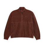 Polar Ivan half zip sweater wine