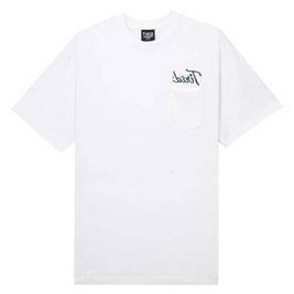 Tired Workstation Pocket Tee (White)