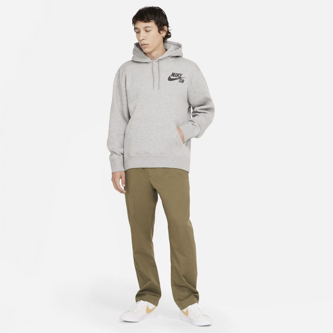 bluza Nike SB ICON HOODIE DK GREY HEATHER/BLACK