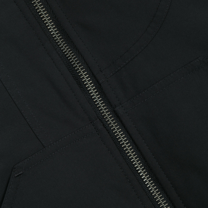 Dime Velcro Patch Bomber Jacket Black