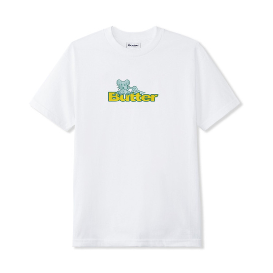 Butter Rat Logo Tee (White)