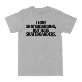 Skate Mental Hate & Love Tee (Grey)