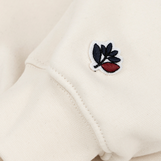 Magenta Script crewneck natural