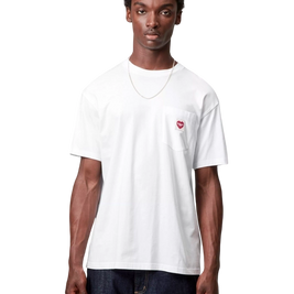 Carhartt WIP W' S/S Pocket Heart T-Shirt (White)