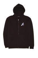 Fucking Awesome House on Fire 2 zip up hoodie black