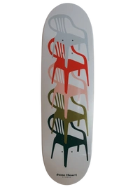 deska June Heart Football Shape