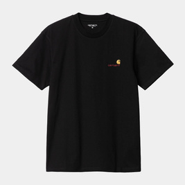 koszulka Carhartt WIP S/S American Script T (Black)