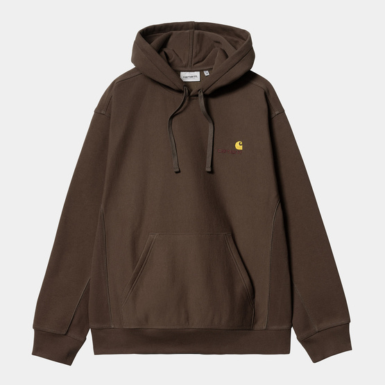 Carhartt WIP Hooded American Script Sweatshirt (Buckeye)