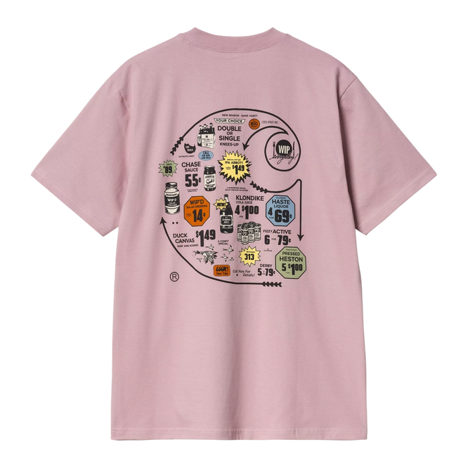 koszulka Carhartt WIP S/S Catalogue C Logo T- (Hortensia)