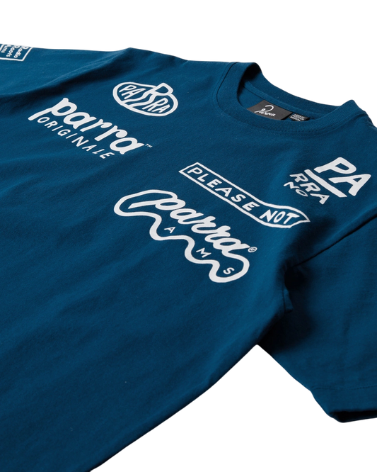 Koszulka By Parra Media training t-shirt (Blue)