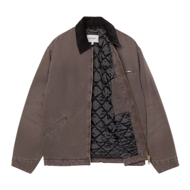 Carhartt WIP OG Detroit Jacket (Tobacco / Black, Stone canvas)