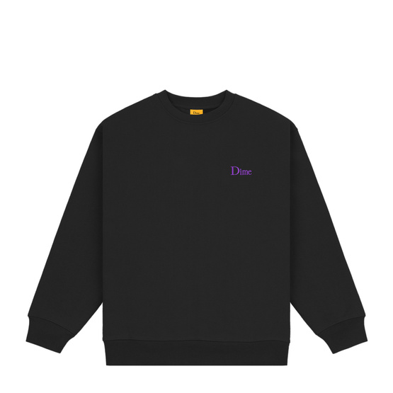 Dime Classic Small Logo Crewneck black