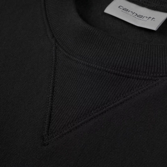 crewneck Carhartt WIP American Script Sweatshirt (Black)