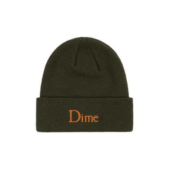 czapka Dime classic wool fold beanie army