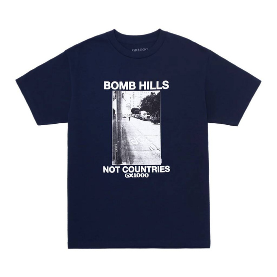 GX1000 - Bomb Hills Not Countries Tee Navy