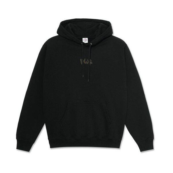 Polar Skate Co. Dave Hoodie | Drip Logo  (Black)