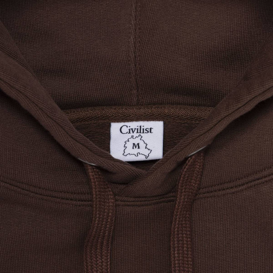 Bluza Civilist mini logo brown