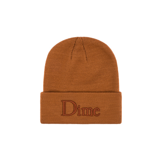 dime 3D logo Beanie Rust