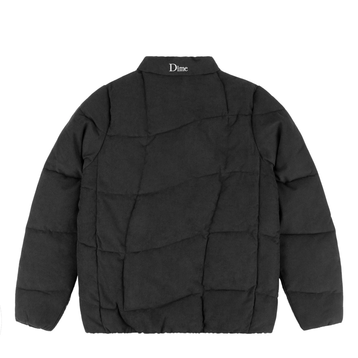 Dime Corduroy Wave Puffer Jacket Black BLACK | Clothes \ Jackets News SALE  \ Sale 50% -70% \ Jacket Brands \ Dime Odzież \ Dime | Skateshop Miniramp.pl