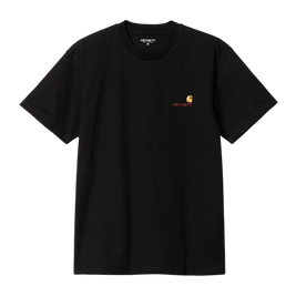 koszulka Carhartt WIP S/S American Script T (Black)
