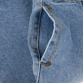 Dime Pleated Denim Shorts blue washed