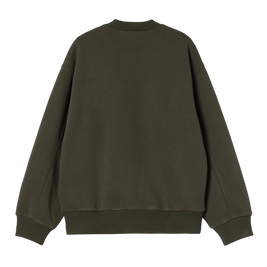 bluza Carhartt WIP Detroit Sweat olive stone washed