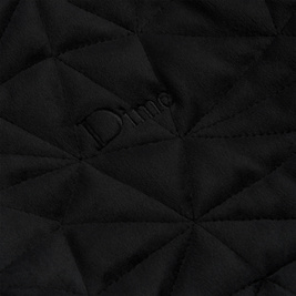 Dime Velour bomber jacket black