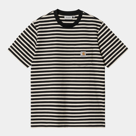 koszulka Carhartt WIP S/S Seidler Pocket T-Shirt (Black/ White)