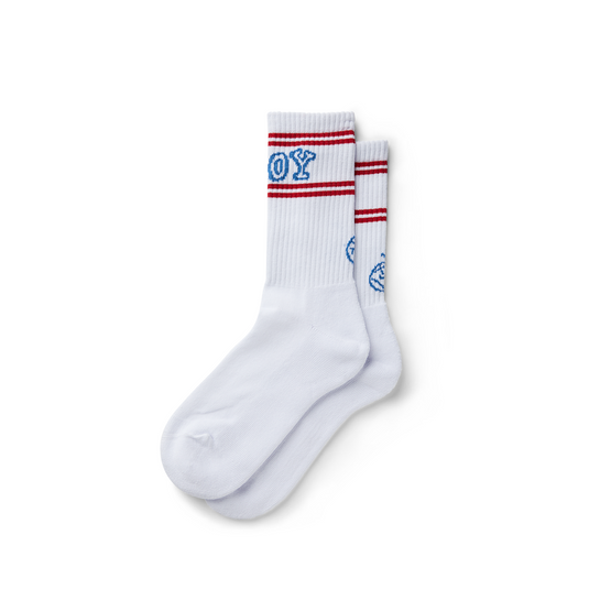 Polar Big Boy Socks White / Blue / Red