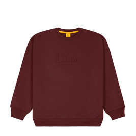 bluza Dime Classic Embossed Crewneck Plum