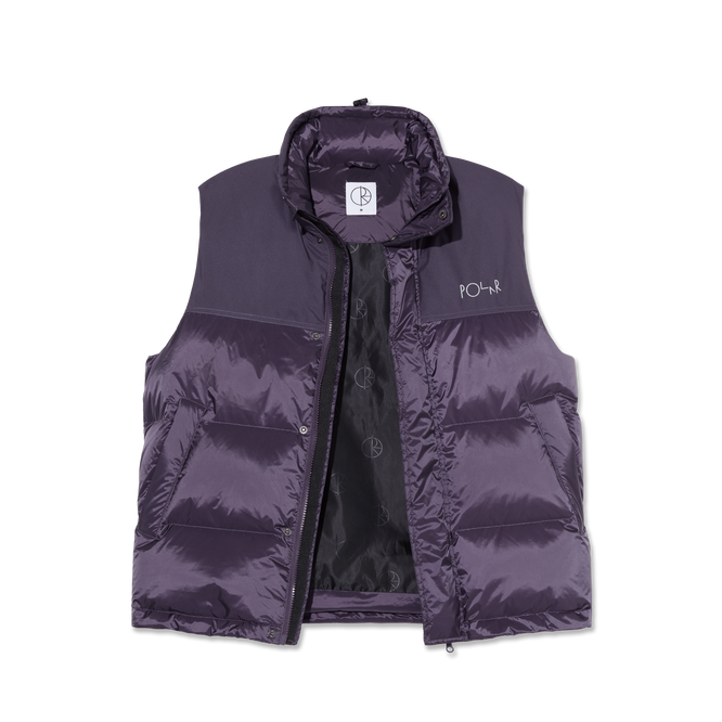 Polar Basic Puffer Vest (Dark Violet)