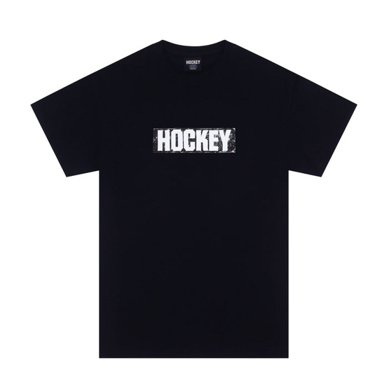 Hockey Sticker Logo Tee (Black)