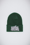 Fucking Awesome PBS Logo cuff beanie forest green