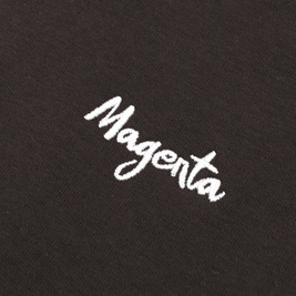 Magenta Script Crewneck (Brown)