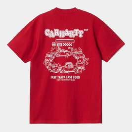 koszulka Carhartt WIP S/S Fast Food T-Shirt (Samba/ White)