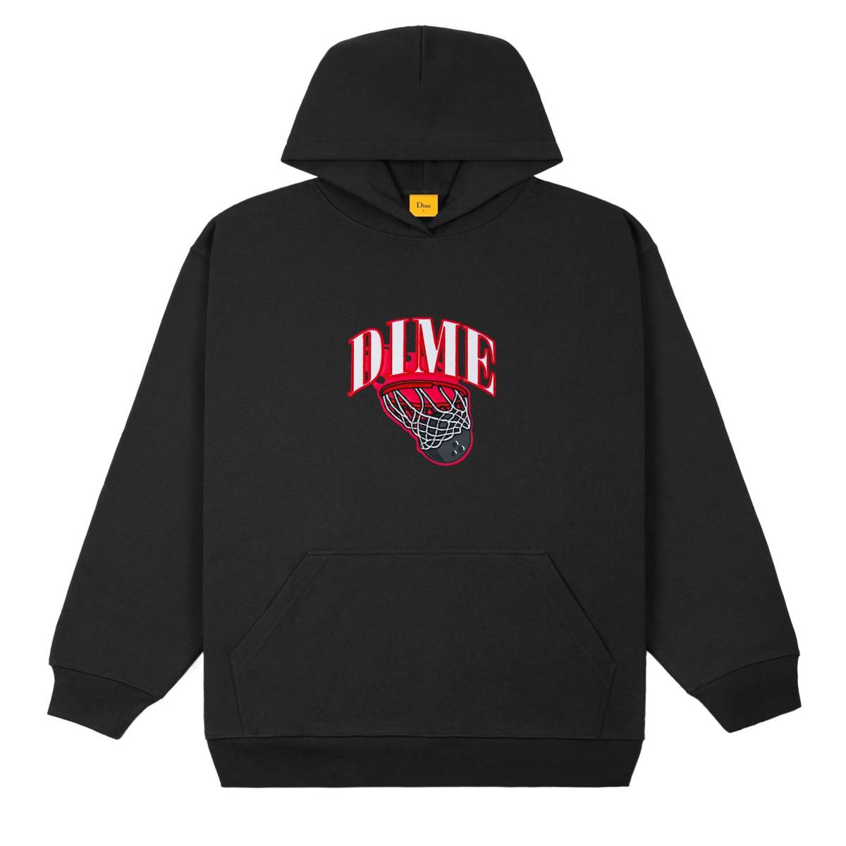 bluza dime basketbowl patch hoodie black