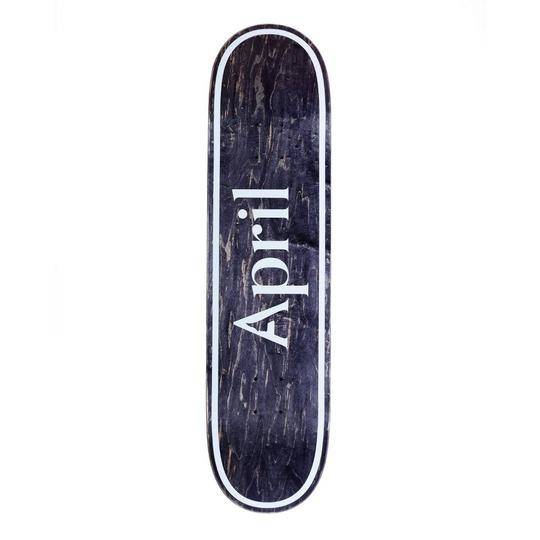 April Skateboards OG Logo Deck Invert  Black