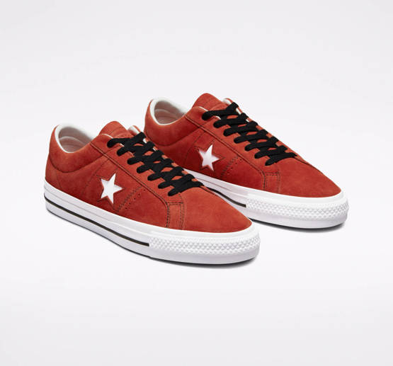 Buty Converse Cons One Star Pro (Fire Opal/Black/White)
