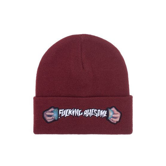 Fucking Awesome - World Cup Cuff Beanie Maroon