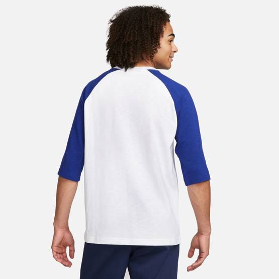 Raglan Skate T-shirt White/deep Royal Blue