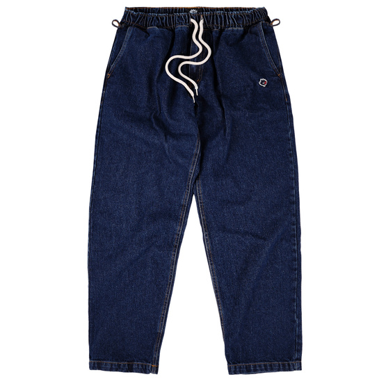 Spodnie magenta Loose Pants - Blue Denim