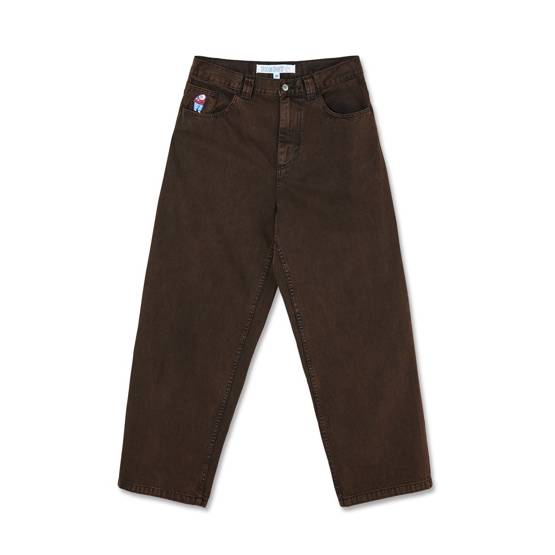 Spodnie polar Big Boy Jeans - Brown Black