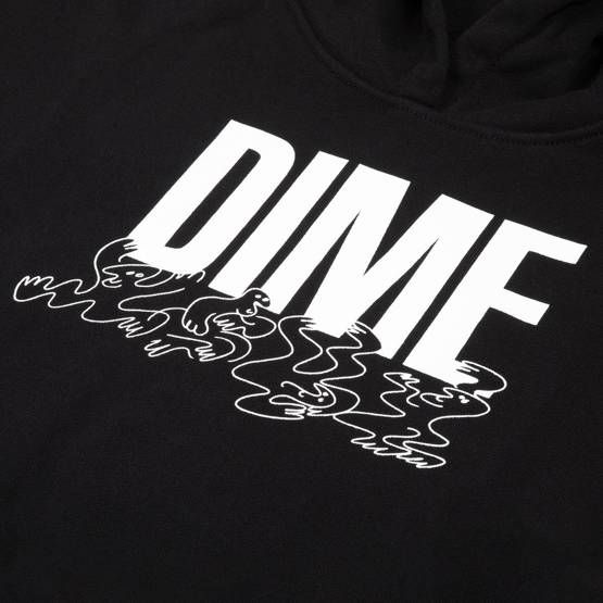 bluza DIME SUPPORT HOODIE BLACK
