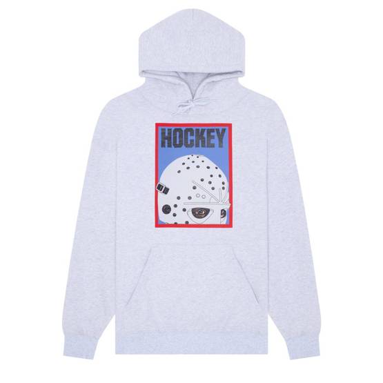bluza Hockey Half Mask Hoodie Grey Heather