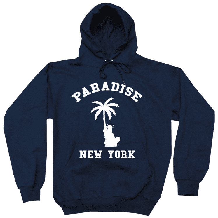 bluza Paradise NYC Liberty Palm Hood - Navy